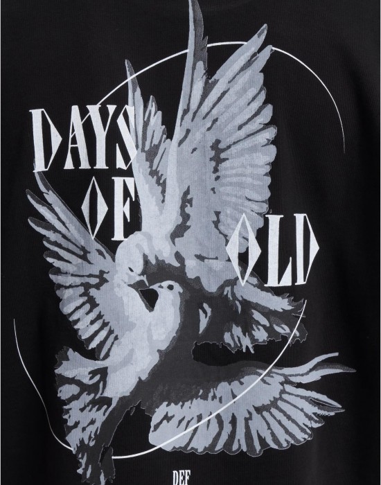 Тениска DEF Fly T-Shirt black washed XXL Тениска DEF Fly T-Shirt black washed XXL