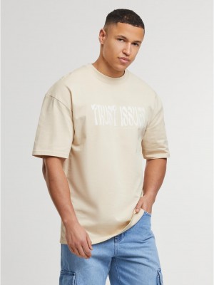 Тениска DEF Trust Issues T-Shirt whitecap gray XL