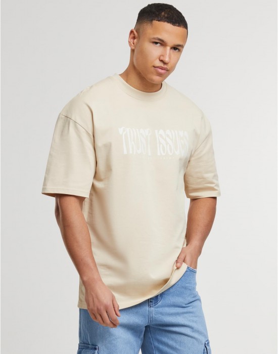 Тениска DEF Trust Issues T-Shirt whitecap gray XL