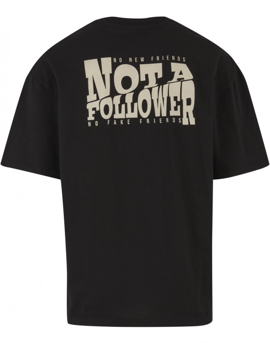 Тениска DEF Not a Follower T-Shirt jet black washed XL Тениска DEF Not a Follower T-Shirt jet black washed XL