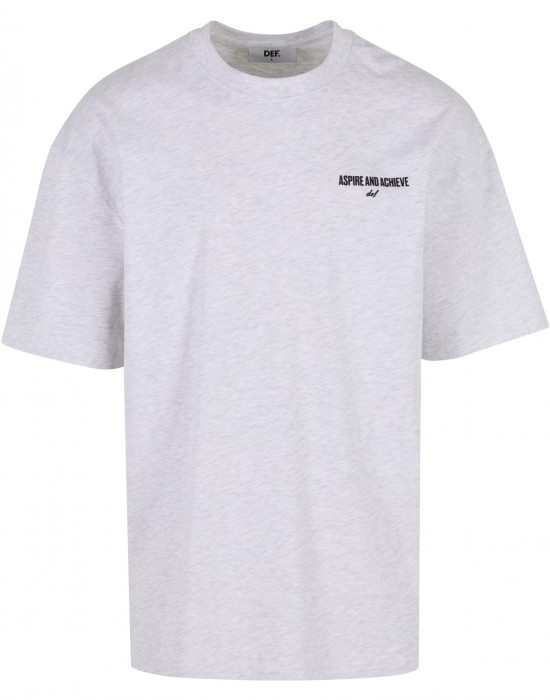 Тениска DEF TICTACTOE T-Shirts greymelange XXL Тениска DEF TICTACTOE T-Shirts greymelange XXL