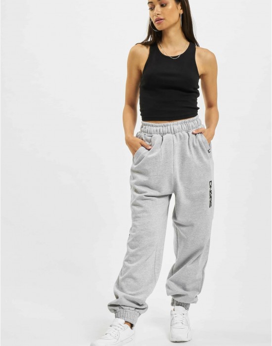 Долнище Soft Dream Leila Ladys Logo Sweatpants heather grey XXS Долнище Soft Dream Leila Ladys Logo Sweatpants heather grey XXS