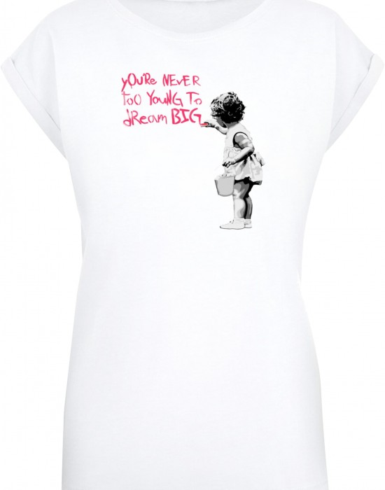 Тениска Ladies Dream Big T-Shirt white XXL