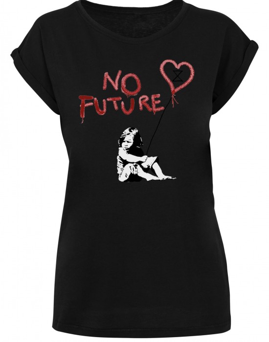 Тениска Ladies No Future T-Shirt black XXL