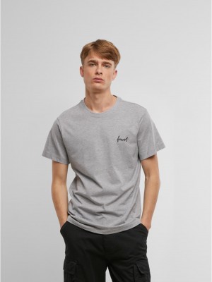 Тениска Forvert T-Shirt Roundn Salinas heather grey XXL