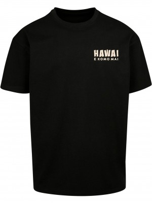 Тениска Hawai Oversized T-shirt black XXL