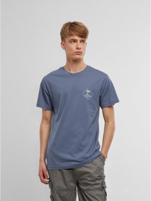 Тениска Forvert T-Shirt Roundn Lompoc vintage blue XXL