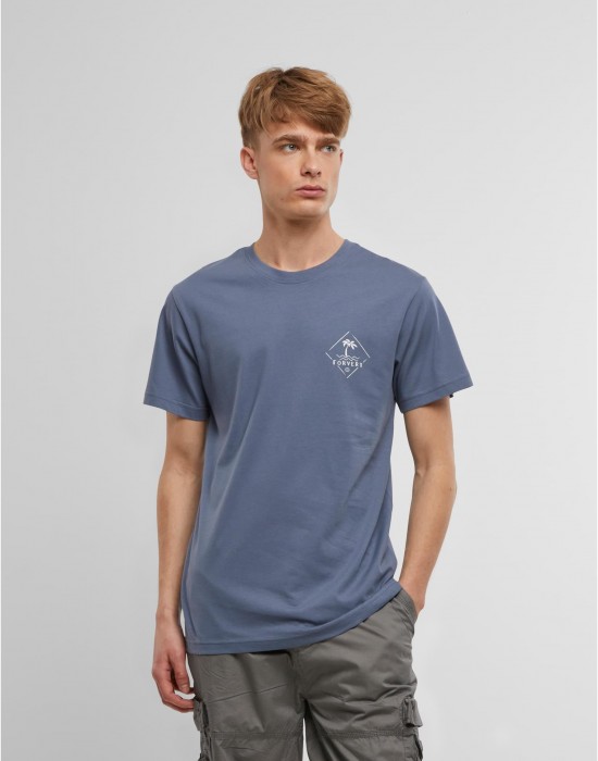 Тениска Forvert T-Shirt Roundn Lompoc vintage blue XXL Тениска Forvert T-Shirt Roundn Lompoc vintage blue XXL