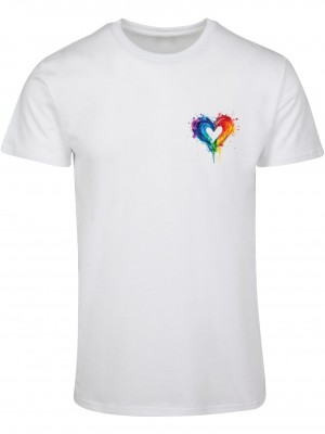 Тениска Pride Splash Vibe T-shirt white XXL