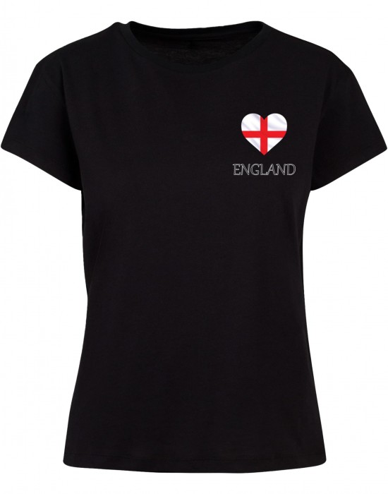 Тениска Ladies Merchcode Football - England T-shirt black XXL Тениска Ladies Merchcode Football - England T-shirt black XXL