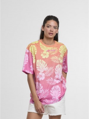 Тениска Just Rhyse Holidays T-Shirt pink XXL