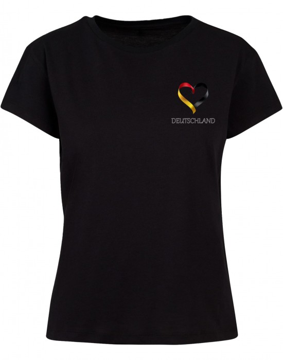 Тениска Ladies Merchcode Football - Germany T-shirt black XXL