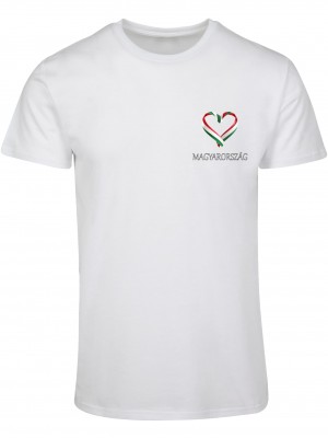 Тениска Merchcode Football - Hungaria T-shirt white XXL