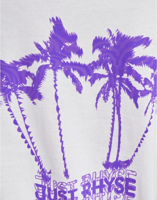 Тениска Just Rhyse WavyPalms T-Shirts white XS Тениска Just Rhyse WavyPalms T-Shirts white XS