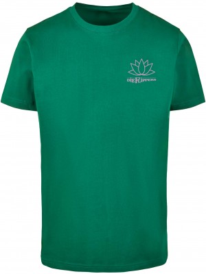 Тениска Die Flippers - Lotosblume T-Shirt forest green XXL