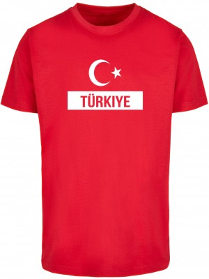 Тениска Merchcode Football - Turkey T-Shirt 2 cityred XXL