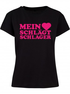 Тениска Ladies MHSS Logo Pink T-Shirt black XXL