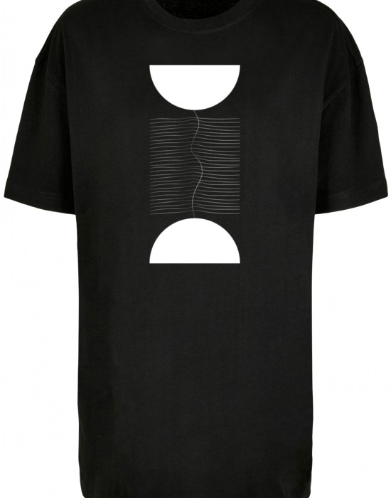 Тениска Ladies Abstract Lines T-Shirt black XXL