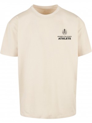 Тениска Made For Champions Oversized T-Shirt sand XXL