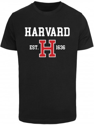 Тениска Harvard University - Est 1636 T-Shirt black S