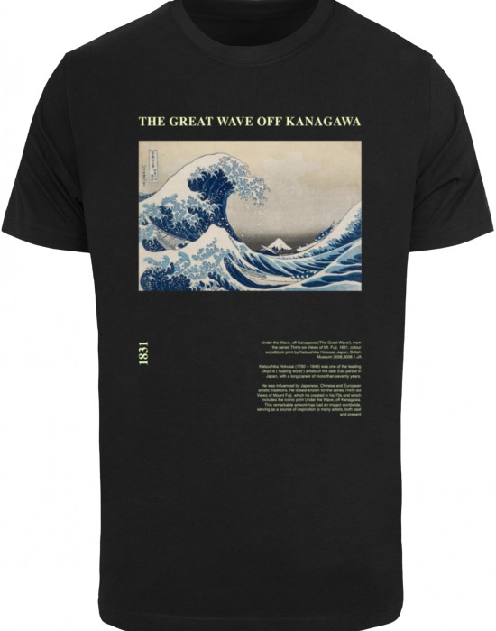Тениска APOH - Hokusai 1831 T-Shirt black XXL Тениска APOH - Hokusai 1831 T-Shirt black XXL