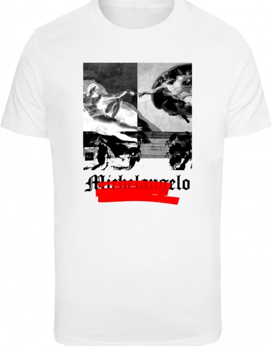Тениска APOH - Michelangelo Negative T-Shirt white XXL Тениска APOH - Michelangelo Negative T-Shirt white XXL