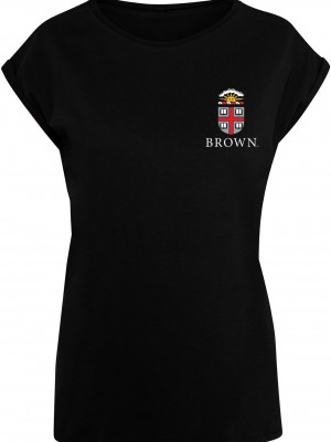 Тениска Ladies Brown University - Emblem T-Shirt black XXL