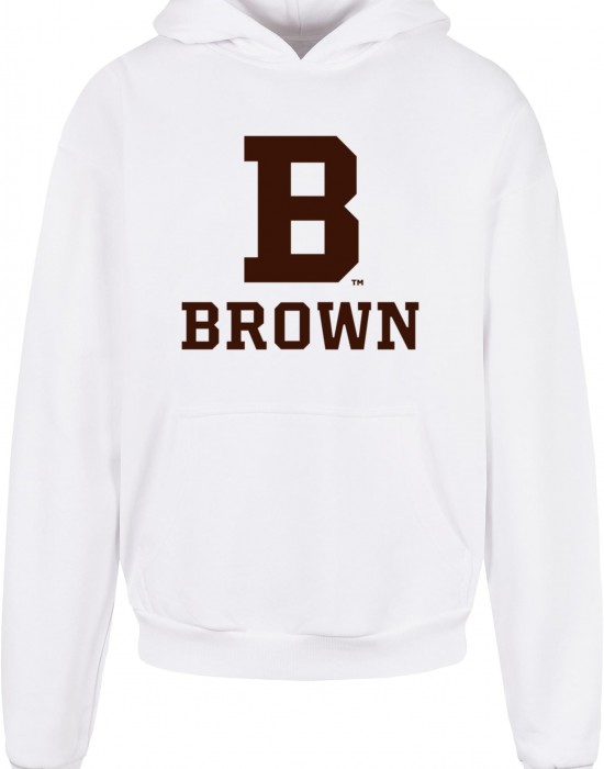 Суичър Brown University - B Initial Ultra Heavy Hoody white XXL