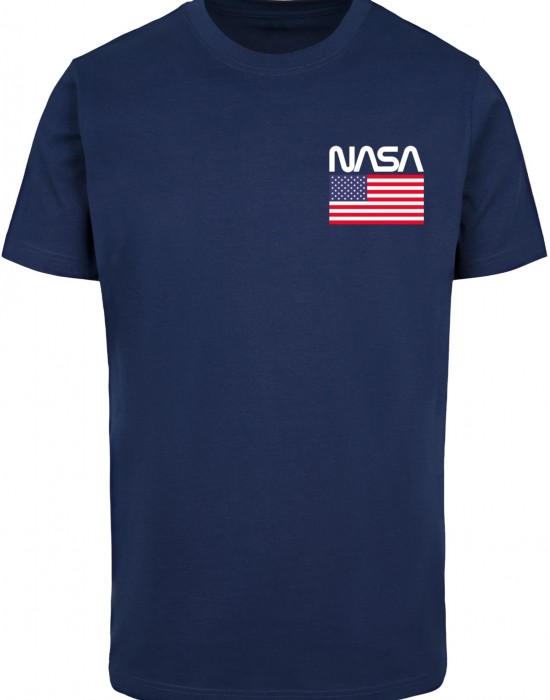 Тениска NASA - Stars and Stripes T-Shirt light navy XXL Тениска NASA - Stars and Stripes T-Shirt light navy XXL