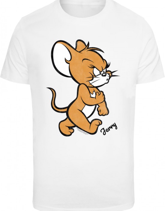 Тениска Tom & Jerry - Angry Mouse T-Shirt white XXL Тениска Tom & Jerry - Angry Mouse T-Shirt white XXL