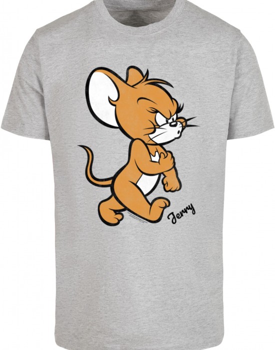 Тениска Tom & Jerry - Angry Mouse T-Shirt heather grey XXL Тениска Tom & Jerry - Angry Mouse T-Shirt heather grey XXL