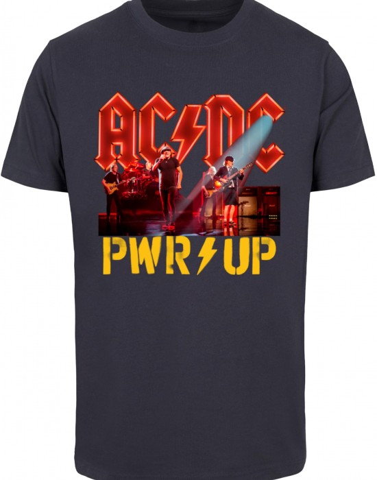 Тениска ACDC - PWRUP Stage Lights T-Shirt navy XXL Тениска ACDC - PWRUP Stage Lights T-Shirt navy XXL