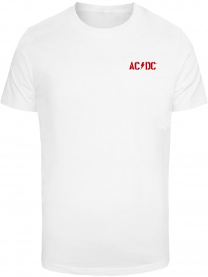 Тениска ACDC - Electrifying Guitar T-Shirt white XXL