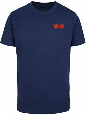 Тениска ACDC - PWR T-Shirt light navy XXL