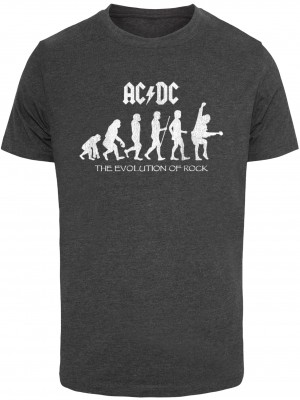 Тениска ACDC - Evolution Of Rock T-Shirt charcoal XXL