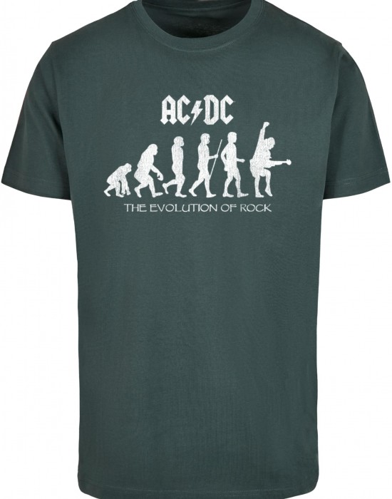 Тениска ACDC - Evolution Of Rock T-Shirt bottlegreen XXL Тениска ACDC - Evolution Of Rock T-Shirt bottlegreen XXL