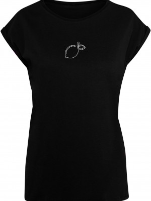 Тениска Ladies Summer - Lemon T-Shirt black XXL