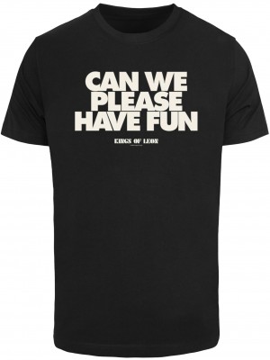 Тениска KOL - Can We Please Have Fun T-Shirt black XXL