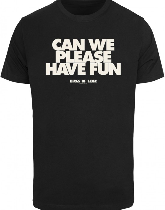 Тениска KOL - Can We Please Have Fun T-Shirt black XXL Тениска KOL - Can We Please Have Fun T-Shirt black XXL