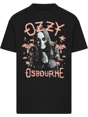 Тениска Ozzy Osbourne - Pink Bat T-Shirt black XXL