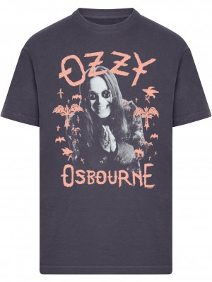 Тениска Ozzy Osbourne - Pink Bat T-Shirt navy XXL