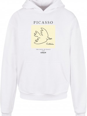 Суичър APOH - Picasso Dove Ultra Heavy Hoody white XXL