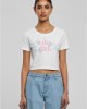 Тениска Baby Girl Cropped Tee white XXL