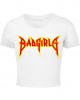Тениска Badgirls Cropped Tee white XXL