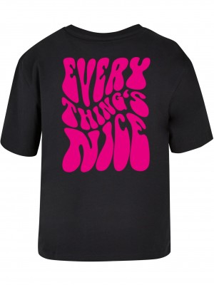 Тениска Everything Is Nice Tee black XXL