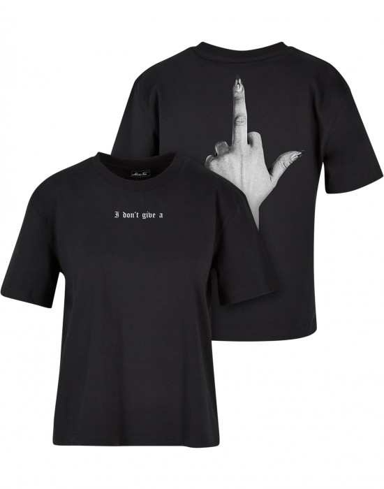 Тениска I Don't Give A Tee black XXL