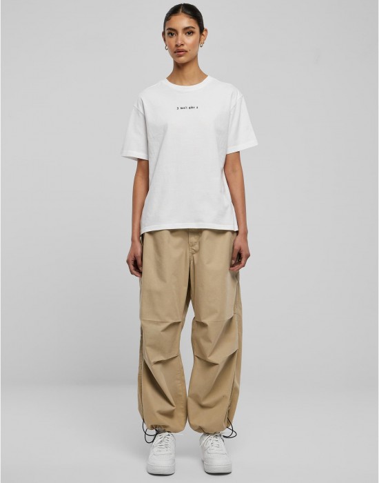 Тениска I Don't Give A Tee white XXL