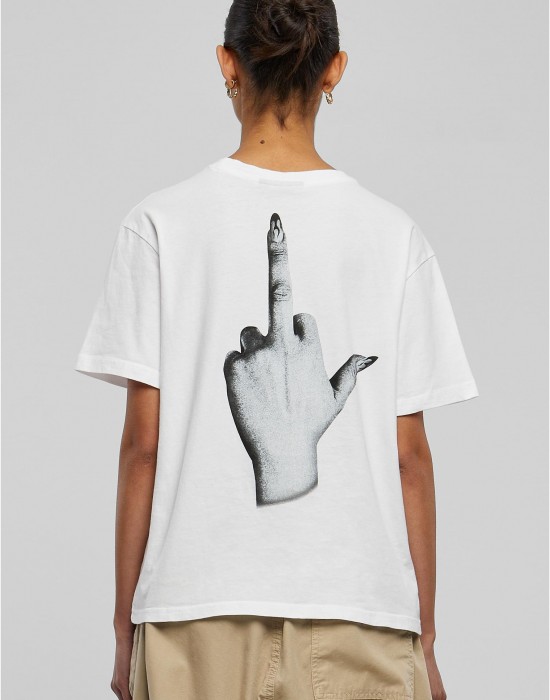 Тениска I Don't Give A Tee white XXL