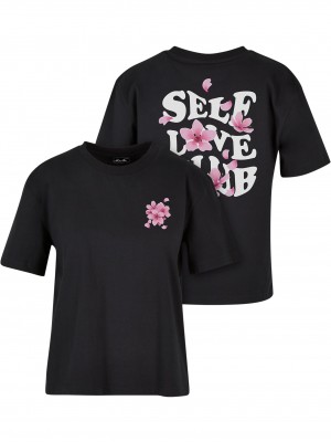 Тениска Self Love Club Tee black XXL