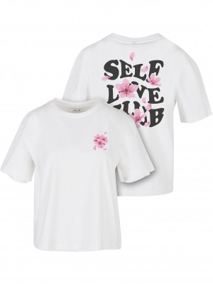 Тениска Self Love Club Tee white XXL